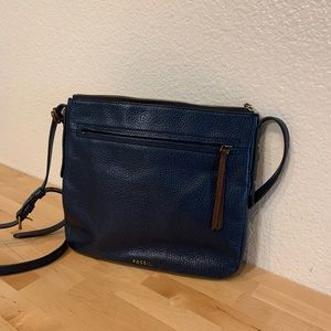 Fossil leather crossbody bag